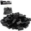BRICK Flip LEGO 2x4 Mattoncini Classic, Nero, 100 pezzi - Parti singoli nella confezione grande, mattoni basici | Basic Bricks (3001)…