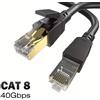 Protech Cavo Ethernet Cat8 ad Alta Velocità, 2.95m, nero.
