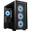 ASUS A21 PLUS TG ARGB BLACK Case Micro-ATX