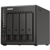 QNAP TS453E NAS Tower Ethernet LAN Nero J6412