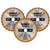 DeWalt DT1962QZ cirkelzaagblad 3 Pack 216mm 2X24T 1X40T DT1962QZ