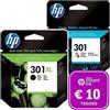 HP 301 Inktcartridge 301XL Nero 301 Kleur Instant Ink tegoed CH562EE CH563EE