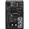 Yamaha AG03MK2B Live streaming mixer Nero