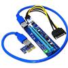 Protech Riser Card Akyga PCI-E 1xUSB 3.0 6-pin SATA 006C - SPEDITO IN 24H