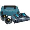 Makita Accu Starterset LXT DC18RD2xBL1850B 1976292
