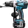 Makita Kit trapano combinato con 2 batterie LXT (DHP458RTJ)