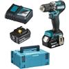 Makita Kit Completo Trapano Avvitatore + 2 batterie + Makpac