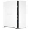 QNAP TS-233 server NAS e di archiviazione Mini Tower Collegamento ethernet LAN Bianco Cortex-A55