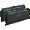 CORSAIR DOMINATOR PLATINUM RGB DDR5 RAM 64GB (2x32GB) 6600MHz CL32 Intel XMP