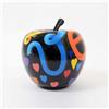 DRIMMER Love Mela Decorativa Nera 38cm Poliresina