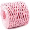 cyclingcolors 1x Rafia per fabbricazione cesti 1,5 mm 200 m Maglia Cappello Borsa Composizione floreale Decorazione Cucito, Rosa chiaro