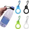 IBXWMNG Set di 4 Fibbia per bottiglia d'acqua,portaborraccia con moschettone,gancio per clip per gabbia portachiavi per campeggio,Facile da trasportare la borraccia