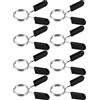 PanBeiQi 8 Pezzi 30 mm Bilanciere Palestra Bilanciere con Chiusura a Molla, Chiusura a Molla in ABS per Sollevamento Pesi, Allenamento di Forza, Fissaggio a Manubri Corti,Morsetti a Molla