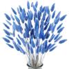 poraceous 120 Pezzi Erba Della Pampas, Fiori Secchi Decorativi,Fiori Secchi Naturali, Fioris Secchis Decorativi per Vaso, Blu Erba Della Pampas Decorative, per Casa, Soggiorno, Vaso da Terra, Boho