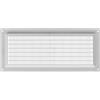 LIRAST 130x300mm Bianca Griglia di Ventilazione in Plastica - Griglie D'Aerazione
