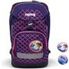 ergobag prime zaino scolastico elementare per bambini, idrorepellente, ergonomico, 20 litro, 1100g WinterwonBearland - Lilla