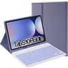 SUEEWE Tastiera con Cover per Samsung Galaxy Tab S10 Lite/S10 FE/S9 FE, Custodia con Staccabile Italiano ‎QWERTY Tastiera, Viola