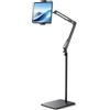 Lamicall Supporto per Tablet da Pavimento - [Altezza & Angolo Regolabili] 360° Rotazione, Base Resistente, Supporto in metallo Regolabile per iPad, iPad Pro, Air, Mini, Kindle, 4,7-13 Dispositivi