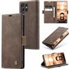 Sojlecyu Cover per Samsung Galaxy S23 Ultra 5G Custodia, a Libro Portafoglio in Premium Pelle PU Porta Carte Flip Case Supporto Protezione Case Cover per Samsung Galaxy S23 Ultra 5G, Caffè