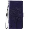 Fatcatparadise Cover per Samsung Galaxy A31, Custodia Samsung A31, Custodia Portafoglio a Libro in Pelle Flip Cover e TPU Silicone con Funzione Supporto Chiusura Magnetica per Galaxy A31 (Viola)