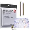 BTF-LIGHTING RGBCCT Striscia LED 24V RGBWW 2700K-6500K 5 Metri 60LED/m IP65 | 5050SMD 5 Colori in 1 RGB+Bianco Caldo+Bianco Freddo Strisce Nastro Nastri LED per Cucina Soggiorno Bar Feste (Solo striscia)