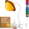 Ergojojo Saturn - Luce notturna per cameretta dei bambini, dimmerabile, con testa staccabile, luce notturna per neonati, 7 colori e 6 livelli di luminosità