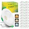 Fondiiz Set di 20 Faretti LED da Incasso per Cartongesso 4W 570LM IP44