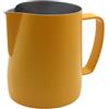 Dianoo Brocca fumante caraffa in acciaio inossidabile adatta per caffè e schiuma di latte 350 ml giallo