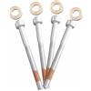 Dixhills Bullone morsetto iniettore con kit di guarnizioni rondella compatibile con Classe A W168 W169 Classe B W245 Classe C CL203 W202 W203 W204 Classe E W210 Ricambio per A0009902907 A0039904012