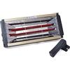 DATOUBOSS Lampada Infrarossi per Carrozzeria 2000W,Lampada per Asciugatura Vernice, Lampada Asciugatura carrozzeria con Timer 0-90 per Riparazione Carrozzeria Auto e Lavori di Verniciatura (650×500m)
