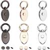 WADORN 6 Set di Fibbie con Connettore Laterale per Borsa in Metallo, 3 Colori Fibbia di Sospensione per Borsa a Forma di Foglia Ganci a Catena per Borsa a Tracolla Fibbie per Appendere, Anello: 2,5 cm