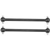 Wosune Albero di trasmissione dell'osso di cane, albero di trasmissione RC, accessorio per veicolo telecomandato Accessorio per auto RC Albero di trasmissione in metallo(31206BL black)