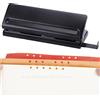 Kongming Foratrice per carta in metallo Spaziatura regolabile Perforatrice 6 fori Bucatrice per fogli A4, A5, A3, A6, B3, B4, B5, B6, B7 - Capacità di perforazione di 8 fogli