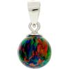 Brilio Silver Ornamento Modern Silver Pendant with Colored Synthetic Opal PT110WBC sBS2318 Marca