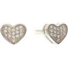 Brilio Silver Orecchini Sparkling Heart Earrings Made of Silver EA900W sBS3667 Marca, Estándar, Metallo Non prezioso, Nessuna Pietra preziosa