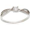 Brilio Silver Anello Charming Silver Engagement Ring RI049W - Circuit: 58 mm sBS2326-58 Marca, Estándar, Metallo Non prezioso, Nessuna Pietra preziosa
