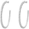Brosway Orecchini a cerchietto da donna di Brosway della collezione Desideri. Gioiello realizzato in acciaio 316L con zirconi bianchi.. La referenza è BEIE016