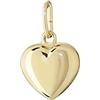 NKlaus ciondolo a catena piccolo cuore oro 750 18 carati lustro 6x6 mm amuleto talismano 9500