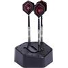 Unicorn Ultra Darts Stand | Contiene 6 Set - 18 Freccette con Punta in Acciaio | ABS Leggero ma Resistente agli Urti | Nero con Logo U rialzato