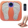 KUIRUNRX® EMS Massaggiatore per Piedi, Plantare Elettrico Portatile con 6 Modalità e 15 Intensità Regolabili, la Circolazione Sanguigna e il Sollievo dal Dolore Muscolare