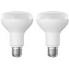 ledscom.de 2 pezzi E27 lampadina LED, R80, bianco caldo (2700 K), 10 W, 935lm, opaco
