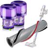 Kryvella Spazzola a rullo + filtro HEPA Post compatibile con Dyson V11, filtro Rullo di ricambio compatibile con Dyson V11 per 970013-02 970100-05 969331-01