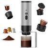 MMOBIEL Macchina Caffè Portatile Macchina da Caffè Espresso da Elettrica con Supporto, Riscaldante & USB-C - Compatibile con Capsule & Caffè Macinato per Viaggio, Campeggio, Casa, Auto, Ufficio