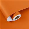 HotDecor Carta Da Parati Adesiva Muro Moderna Arancione Pellicola Adesiva Per Mobili Bambini Decorazione Da Parete Rivestimento Cucina pvc Rotolo Arancione Carta Adesiva Per Pareti 40 x 200cm