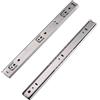MOCNT 1 Paia (2 Pezzi) 400mm Guide per Cassetti 27mm Cuscinetti a Sfera Guide di Cassetti Acciaio Zincato Guide a Estrazione Binari Cassetti Scorrevoli Guida di Cursori Armadio