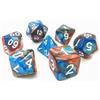 Epic Forge -Set di 7 dadi in scatola - Fusione blu e oro