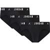 JORDAN FLIGHT COTTON 3PK HIP BRIEF Mutande Uomo
