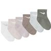 NIKE SWOOSH 6PK INFANT ANKLE SOCK Calzini Bambino