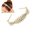 Fodattm Cerchietto per capelli con foglie di alloro greco e romano, per capelli da sposa, corona per capelli con foglie di metallo, accessori per capelli (oro - A#)