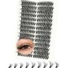 EMEDA 40D Ciglia a Grappolo Volume Effetto 3D Ciglia a Ciuffi Naturali e Morbide 8-16mm mix C curl 40P Ciglia a Grappolo per Extension Fai da Te Occhio di Gatto (40P, 0.07C Mix)